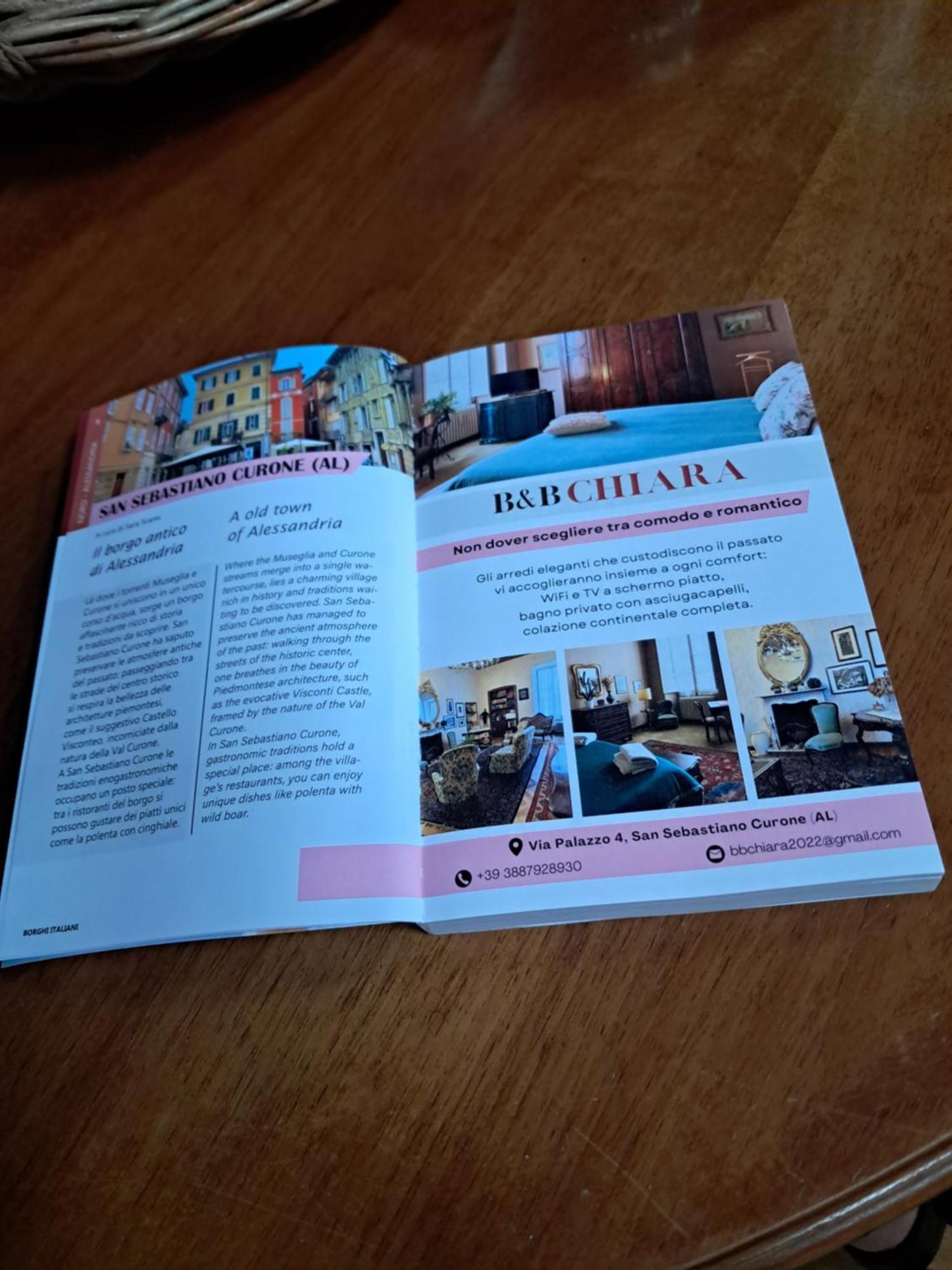 San Sebastiano Curone Bed & Breakfast Chiara المظهر الخارجي الصورة